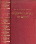 Manen Pieters, J. van Omslagontwerp van Dick van de Pol - Rijpen in weer en wind  .. Een scheepje van papier, Als een blad in de storm, Liefde incognito  in een band