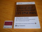 Nash, Michael R. (ed.) - The International Journal of Clinical and Experimental Hypnosis, April 2001, Volume 49, No. 2