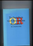 Sijsling, K.J. - Technieken van Operations Research