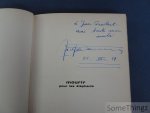 Jacques Verschuren. - Mourir pour les éléphants : Vingt années d'étude et de protection des grands animaux sauvages.