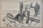 Braakensiek, Johan (1858-1940) - [Original lithograph/lithografie by Johan Braakensiek] Weer een stuurman afgedankt, 4 November 1894, 1 pp.