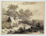 GROENSVELD, JAN, - Landscape with shepherd and flock