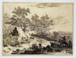 GROENSVELD, JAN, - Landscape with shepherd and flock GROENSVELD, JAN, - Landscape with shepherd and flock
