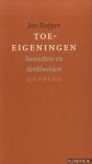 Kuijper, Jan - Toe-Eigeningen. Sonnetten en denkbeelden