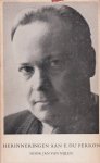 Nijlen, Jan van - Herinneringen aan E. du Perron