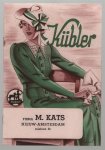 n.n - Kbler catalogus (voor Firma M. Kats - Nieuw Amsterdam)