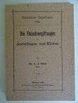 Suter, Dr. J, .J. - Die Fleischvergiftungen in Andelfingen und Kloten.