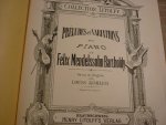 Mendelssohn; Felix (1809–1847) - Klavierwerke; Compositionen - Band I  //  Compositionen - Band II  //  Compositionen - Band III