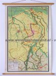 Bos, R. en Zeeman, K. - Schoolkaart / wandkaart van Limburg