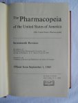 U.S. Pharmacopeial Convention - The United States Pharmacopeia XVII