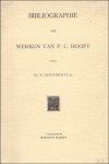 Leendertz, P. - BIBLIOGRAPHIE DER WERKEN VAN P.C. HOOFT.