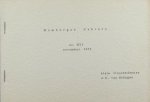 Schagen, J.C. van. - Domburgse Cahiers XVI. Klein vlooientehater.