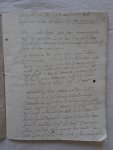 Pyke, Marinus. - Manuscript. Met aantekeningen in de jaren 1804 en 1805.