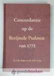 Pieper en Ds. J.M. Coops, Ds. J.W. - Concordantie op de berijmde psalmen van 1773