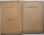 P.Lenard - Über Elektrizitätsleitung durch freie Elektronen und Träger, I and II (2vols). Seperat-Abdruck.