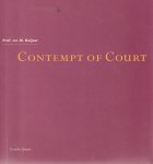 Keijzer, N. - Contempt of Court - Rede 2000