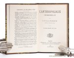 Francotte, Dr Xavier. - L'anthropologie criminelle. Avec figures intercalées dans le texte.