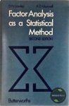 Maxwell, Albert Ernest and D.N. Lawley - Factor Analysis as a Statistical Method