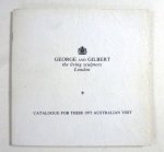 GILBERT & GEORGE - George and Gilbert - the living sculptors London - catalogue for their 1973 Australian visit