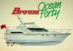 Broom yachts - Original Brochure Broom Ocean Forty