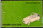 Citroën - Instructieboekje Citroën 2cv4 2cv6