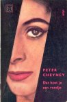 Cheyney, Peter - Dat kost je een rondje