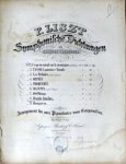Liszt, Franz: - [R 364] Symphonische Dichtungen für grosses Orchester. No. 8, Héroïde funèbre. Arrangement für zwei Pianofortes vom Componisten