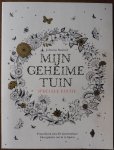 Basford Johanna - Mijn geheime tuin  Speciale editie Posterboek met 20 uitneembare kleurplaten om in te lijsten Compleet en niet ingekleurd