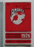  - AMAREX Katalogus 1976 - Radio - TV - Audio - Electro