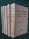 Lesur, Adrien et Tardy. - Les poteries et les faïences françaises (5 volumes complet).