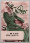 n.n - Kbler catalogus (voor Firma M. Kats - Nieuw Amsterdam)