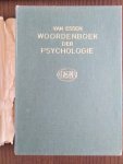 Essen, dr. Jac. van - Woordenboek der psychologie