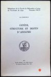 Paul Delbouille - Genèse, structure et destin d'Adolphe