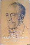 Robinson, Henry Crabb - The Diary of Henry Crabb Robinson. An abridgement
