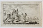 Salvator Legros (1754-1834), after Allaert van Everdingen (1621-1675) - [Miniature antique print, etching] Salvator Legros, after A. v. Everdingen, River Landscape, published ca. 1788.