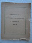 N.n.. - Zangvereeniging "Tot Oefening en Uitspanning" te Middelburg, 1834-1914.