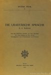MELIKISIVILI, G.A. - Due urartäische Sprache. Aus dem Russischen übersetzt von Karl Sdrembek. Mit einem Anhang von Mirjo Salvini. Herausgegeben von A. Kammenhuber und M. Salvini.
