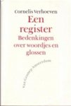Cornelis Verhoeven - Een register