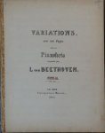 Beethoven, Ludwig van: - [Op. 35] Variations avec une fugue pour le pianoforte. Oeuvre 35