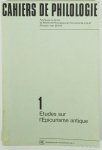 EPICURUS, BOLLACK, J., LAKS, A., (ED.) - Etudes sur l'epicurisme antique.