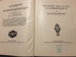 Dr. Georg Graf Vitzthum, Dr. W.F. Volbach-Berlin, Dr. Hans Hildebrandt - 2 teilen; Die malerei und plastik des mittelalters in italien, Die kunst des 19. Und 20. Jahrhunderts