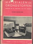 Blitterswijk Jr., J.J. van - Materialen en grondstoffen gebezigd bij de inrichting van het interieur