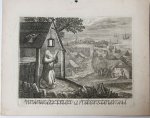 Sadeler, Raphael I (1560-1632) and Sadeler, Johannes I (1550-1600), after Vos, Maarten de (1532-1603) - [Antique print, engraving] VINVALOCIUS (nr. 14 from the serie ORACULUM ANACHORETICUM), 1 p.