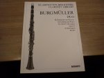 Burgmuller; Norbert (1810 - 1836) - Duo Es-Dur op. 15; voor Klarinet, piano - Klarinetten-Bibliotheek (herausgegeben von Walter Lebermann)