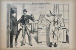 Braakensiek, Johan (1858-1940) - [Original lithograph/lithografie by Johan Braakensiek] Het nieuwe Dagelijksch Bestuur, 8 September 1895, 1 pp.