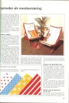Breure-Scheffer.J.M. en J.I.Woldring  .. Glas in loodapplicatie - Succesvol Stofferen en bekleden- Alles over doe-het-zelf ... elegant tafeltoebehoren ... cafe-gordijnen, decoreren met stoffen, een gevlochten kleed & een tuinmeubelset voor de zomer