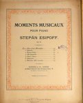 Esipoff, Stepán: - Moments musicaux pour piano. Op. 22. No. 1. Clare de lune