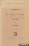 Beekman, E.M. - Homeopathy of the Absurd. The grotesque in Paul van Ostaijen's creative prose