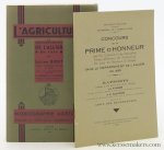 Bidet, Lucien - L'agriculture du département de l'Allier en 1936. Avec la collaboration de P. Courret et R. Pilandon. Monographie Agricole, publication de l'Office Agricole Départemental de l'Allier. "Ministère de l'Agriculture".