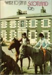 Met Regional  kaartje - Where to stay in Scotland 1976 .. The best from Scotland